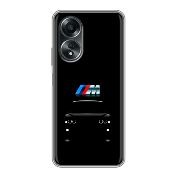Силиконовый чехол на OPPO A58 4G с принтом БМВ BMW Силиконовый чехол на OPPO A58 4G с принтом БМВ BMW