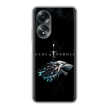 Силиконовый чехол на OPPO A58 4G с принтом Игра Престолов Game Thrones Силиконовый чехол на OPPO A58 4G с принтом Игра Престолов Game Thrones