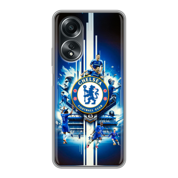 Силиконовый чехол на OPPO A58 4G с принтом Chelsea Челси
