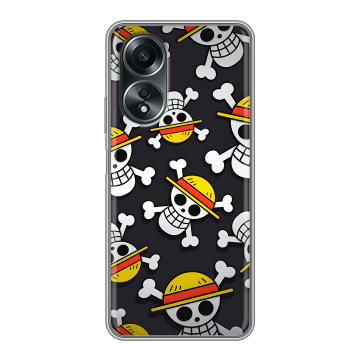 Силиконовый чехол на OPPO A58 4G с принтом One Piece Ван Пис