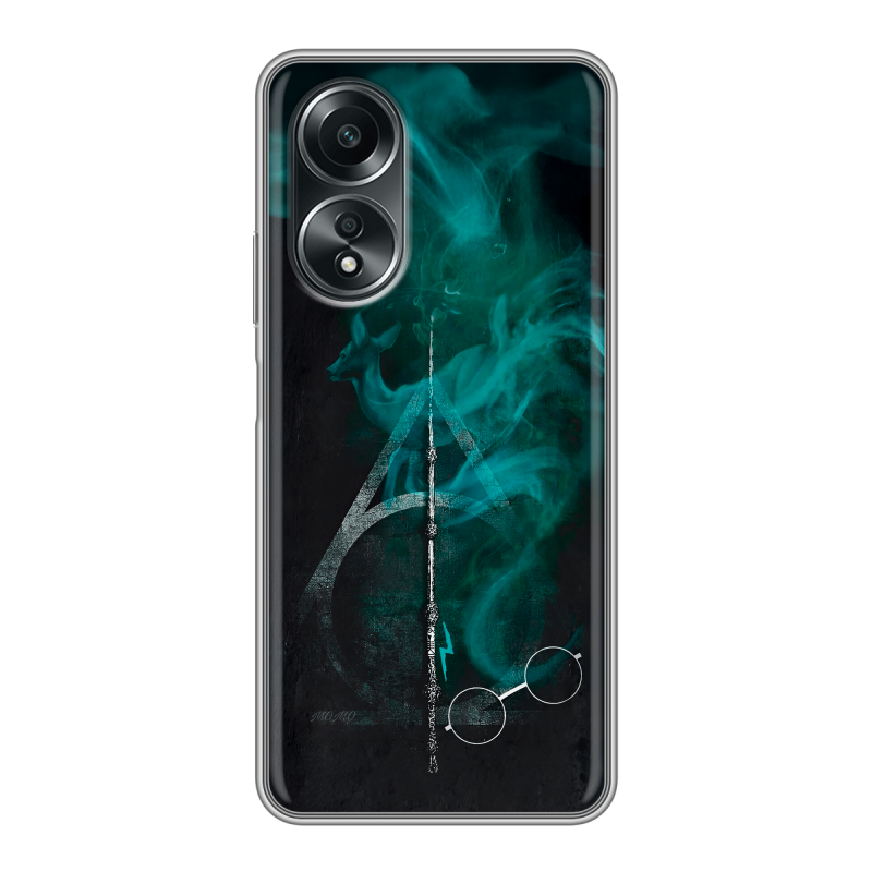 Силиконовый чехол на OPPO A58 4G с принтом Гарри Поттер Harry Potter Силиконовый чехол на OPPO A58 4G с принтом Гарри Поттер Harry Potter