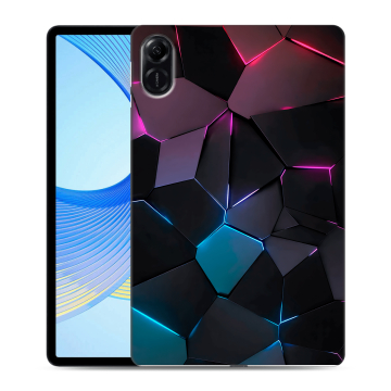 Силиконовый чехол на планшета Huawei Honor Pad X9 с принтом Геометрия неона Силиконовый чехол на планшета Huawei Honor Pad X9 с принтом Геометрия неона