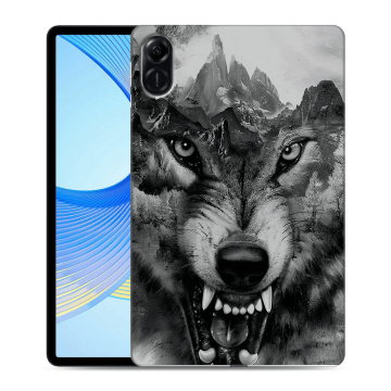 Силиконовый чехол на планшета Huawei Honor Pad X9 с принтом Волк Силиконовый чехол на планшета Huawei Honor Pad X9 с принтом Волк