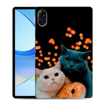 Силиконовый чехол на планшета Huawei Honor Pad X9 с принтом Кошки Силиконовый чехол на планшета Huawei Honor Pad X9 с принтом Кошки