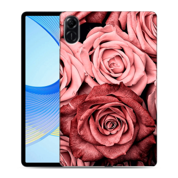 Силиконовый чехол на планшета Huawei Honor Pad X9 с принтом Цветы розы Силиконовый чехол на планшета Huawei Honor Pad X9 с принтом Цветы розы