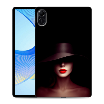 Силиконовый чехол на Huawei Honor Pad X9 с принтом Девушка в шляпе Силиконовый чехол на Huawei Honor Pad X9 с принтом Девушка в шляпе