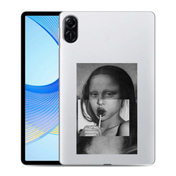 Силиконовый чехол на Huawei Honor Pad X9 с принтом Мона Лиза Силиконовый чехол на Huawei Honor Pad X9 с принтом Мона Лиза