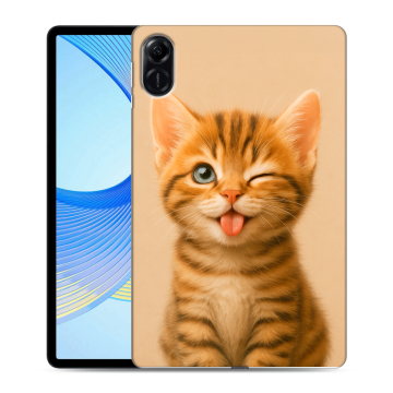 Силиконовый чехол на Huawei Honor Pad X9 с принтом котенок Силиконовый чехол на Huawei Honor Pad X9 с принтом котенок