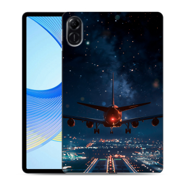 Силиконовый чехол на Huawei Honor Pad X9 с принтом самолет Силиконовый чехол на Huawei Honor Pad X9 с принтом самолет