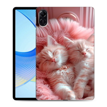 Силиконовый чехол на Huawei Honor Pad X9 с принтом котята котики