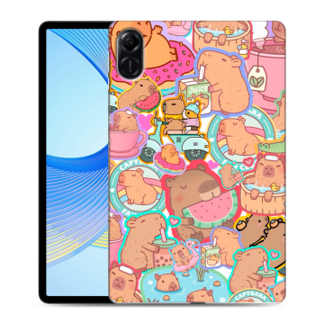 Силиконовый чехол на Huawei Honor Pad X9 с принтом капибары Силиконовый чехол на Huawei Honor Pad X9 с принтом капибары