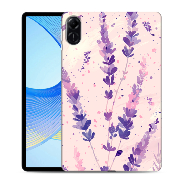 Силиконовый чехол на Huawei Honor Pad X9 с принтом цветы лаванда Силиконовый чехол на Huawei Honor Pad X9 с принтом цветы лаванда