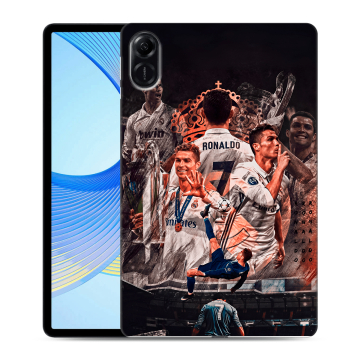 Силиконовый чехол на Huawei Honor Pad X9 с принтом Реал Роналдо Real Ronaldo