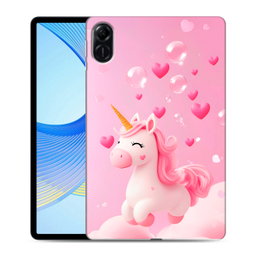 Силиконовый чехол на Huawei Honor Pad X9 с принтом Единорог
