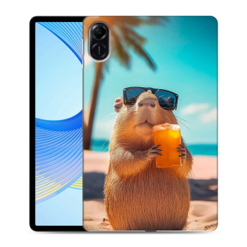 Силиконовый чехол на Huawei Honor Pad X9 с принтом Капибара