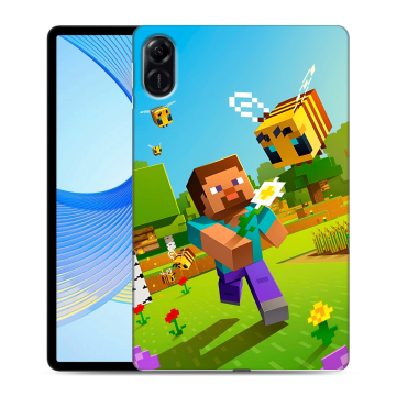 Силиконовый чехол на Huawei Honor Pad X9 с принтом Майнкрафт Minecraft