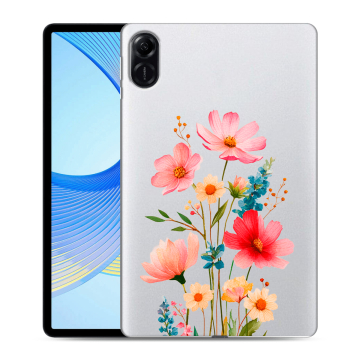 Силиконовый чехол на Huawei Honor Pad X9 с принтом Цветы