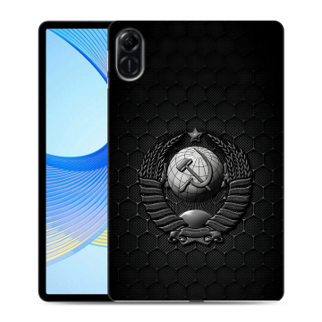 Силиконовый чехол на Huawei Honor Pad X9 с принтом Герб Флаг СССР