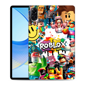 Силиконовый чехол на Huawei Honor Pad X9 с принтом Roblox Роблокс