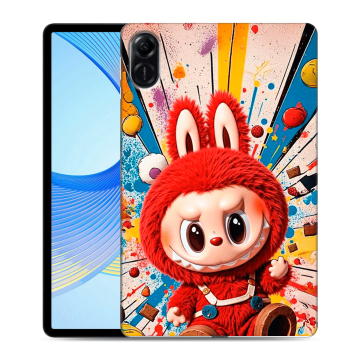 Силиконовый чехол на Huawei Honor Pad X9 с принтом Labubu Лабубу Силиконовый чехол на Huawei Honor Pad X9 с принтом Labubu Лабубу