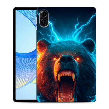 Силиконовый чехол на Huawei Honor Pad X9 с принтом Медведь