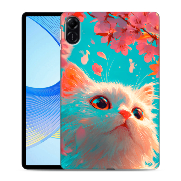 Силиконовый чехол на Huawei Honor Pad X9 с принтом Красивый кот