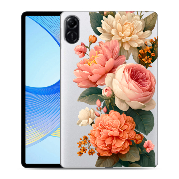 Силиконовый чехол на Huawei Honor Pad X9 с принтом цветы