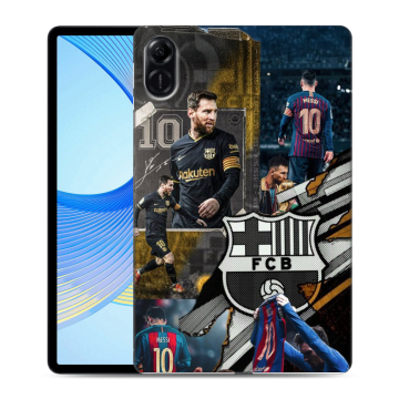 Силиконовый чехол на Huawei Honor Pad X9 с принтом Messi Barcelona