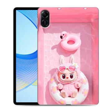 Силиконовый чехол на Huawei Honor Pad X9 с принтом Labubu Лабубу