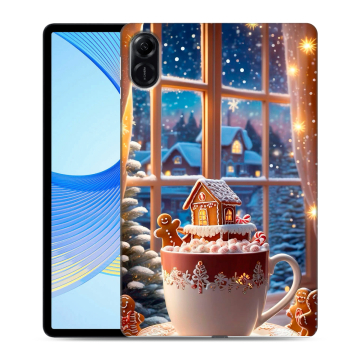 Силиконовый чехол на Huawei Honor Pad X9 с принтом Новый год Силиконовый чехол на Huawei Honor Pad X9 с принтом Новый год