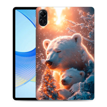 Силиконовый чехол на Huawei Honor Pad X9 с принтом Новый год
