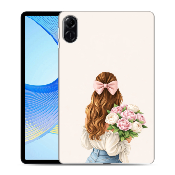 Силиконовый чехол на Huawei Honor Pad X9 с принтом женский Силиконовый чехол на Huawei Honor Pad X9 с принтом женский