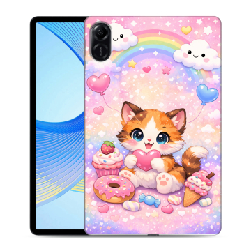 Силиконовый чехол на Huawei Honor Pad X9 с принтом для девочек