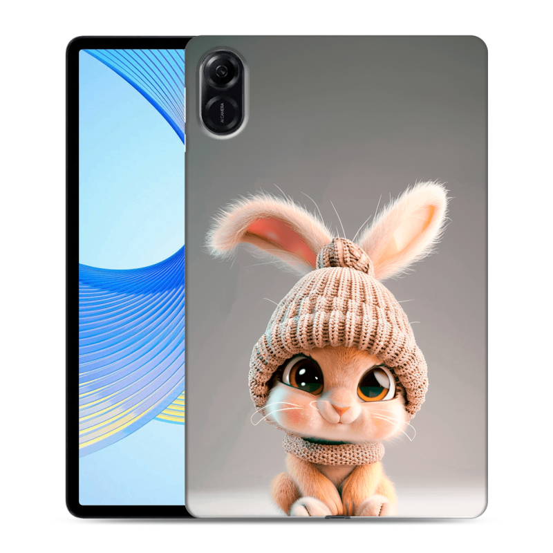Силиконовый противоударный чехол на Huawei Honor Pad X9 с принтом Кролик Силиконовый противоударный чехол на Huawei Honor Pad X9 с принтом Кролик