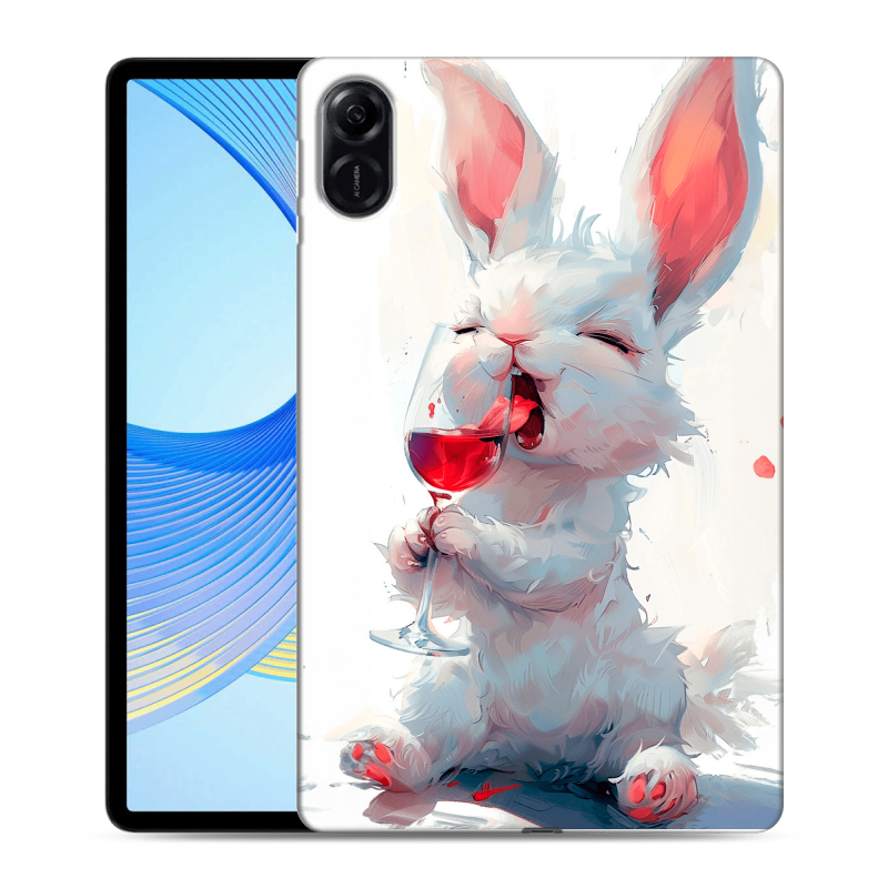 Силиконовый противоударный чехол на Huawei Honor Pad X9 с принтом кролик зайчик Силиконовый противоударный чехол на Huawei Honor Pad X9 с принтом кролик зайчик