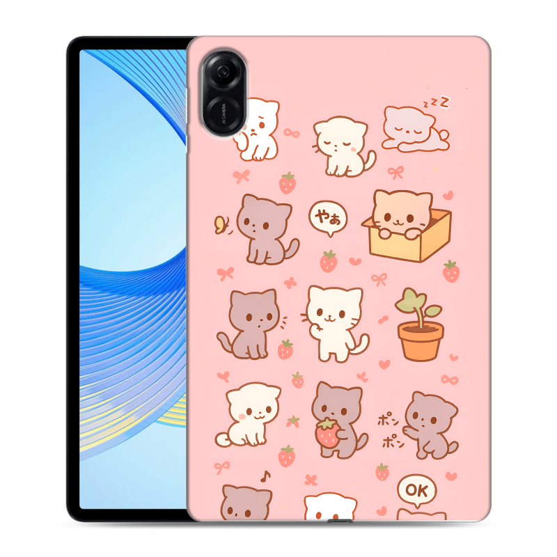 Силиконовый противоударный чехол на Huawei Honor Pad X9 с принтом Hello Kitty Хелоу Кити Силиконовый противоударный чехол на Huawei Honor Pad X9 с принтом Hello Kitty Хелоу Кити