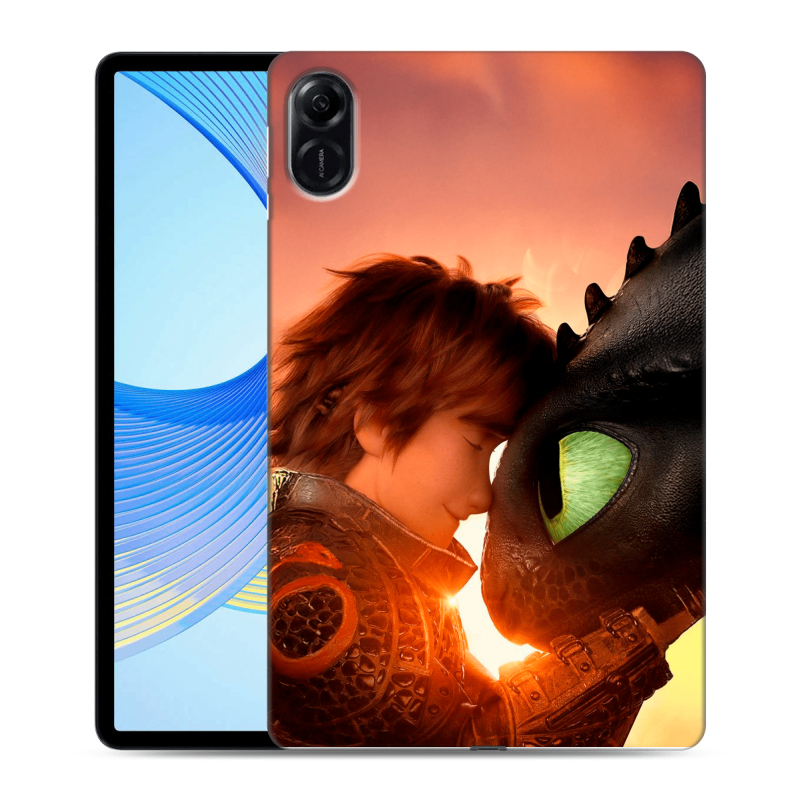 Силиконовый противоударный чехол на Huawei Honor Pad X9 с принтом Как приручить дракона Силиконовый противоударный чехол на Huawei Honor Pad X9 с принтом Как приручить дракона