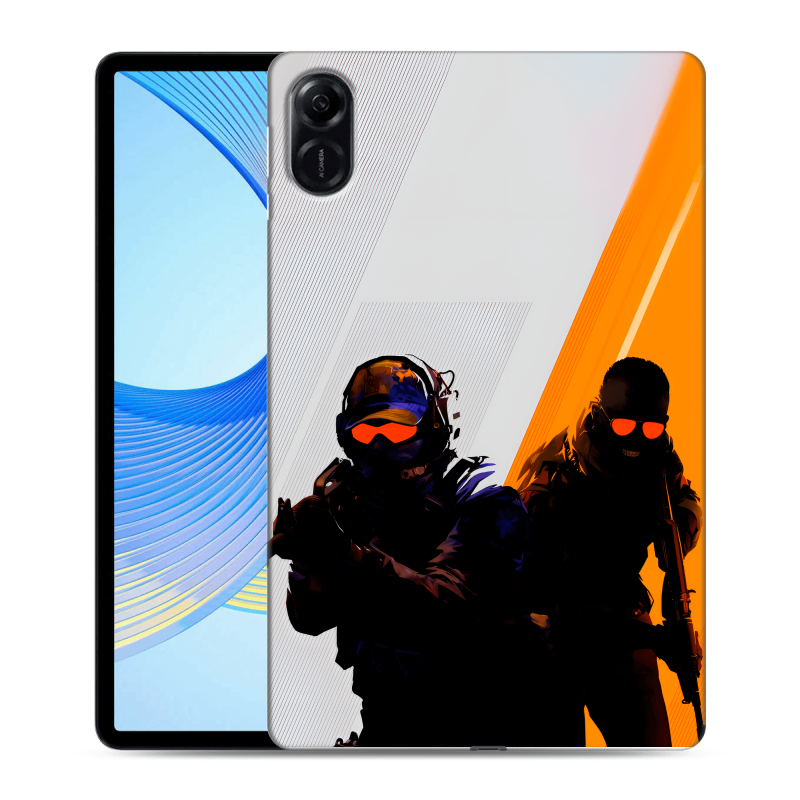 Силиконовый противоударный чехол на Huawei Honor Pad X9 с принтом Контер страйк Counter strike Силиконовый противоударный чехол на Huawei Honor Pad X9 с принтом Контер страйк Counter strike