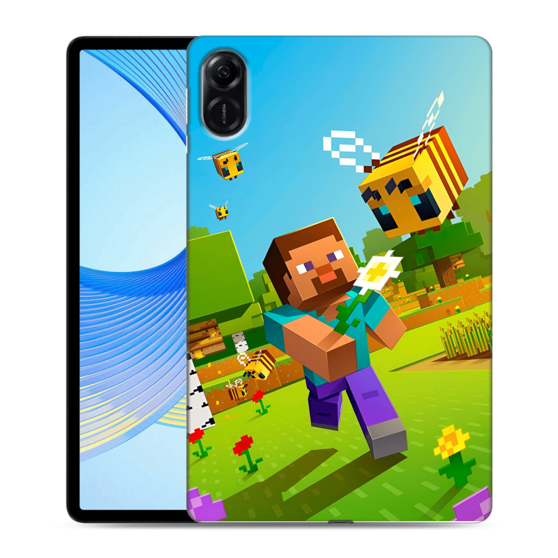 Силиконовый противоударный чехол на Huawei Honor Pad X9 с принтом Майнкрафт Minecraft Силиконовый противоударный чехол на Huawei Honor Pad X9 с принтом Майнкрафт Minecraft