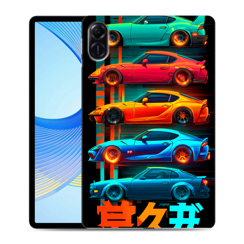 Силиконовый чехол на Huawei Honor Pad X9 с принтом машины тачки Силиконовый чехол на Huawei Honor Pad X9 с принтом машины тачки