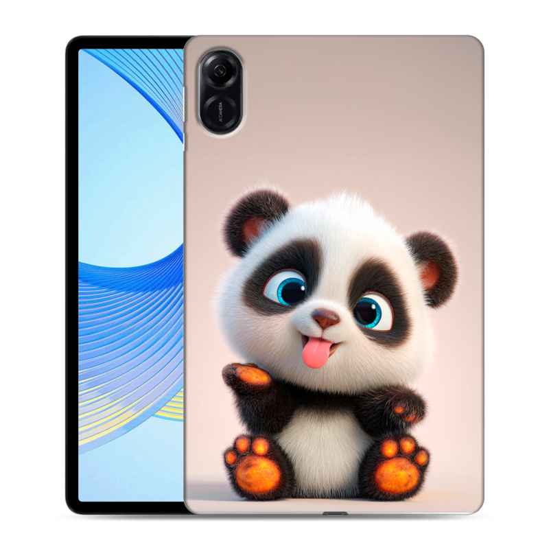 Силиконовый чехол на Huawei Honor Pad X9 с принтом милая панда Силиконовый чехол на Huawei Honor Pad X9 с принтом милая панда
