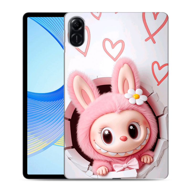 Силиконовый чехол на Huawei Honor Pad X9 с принтом Labubu Лабубу Силиконовый чехол на Huawei Honor Pad X9 с принтом Labubu Лабубу