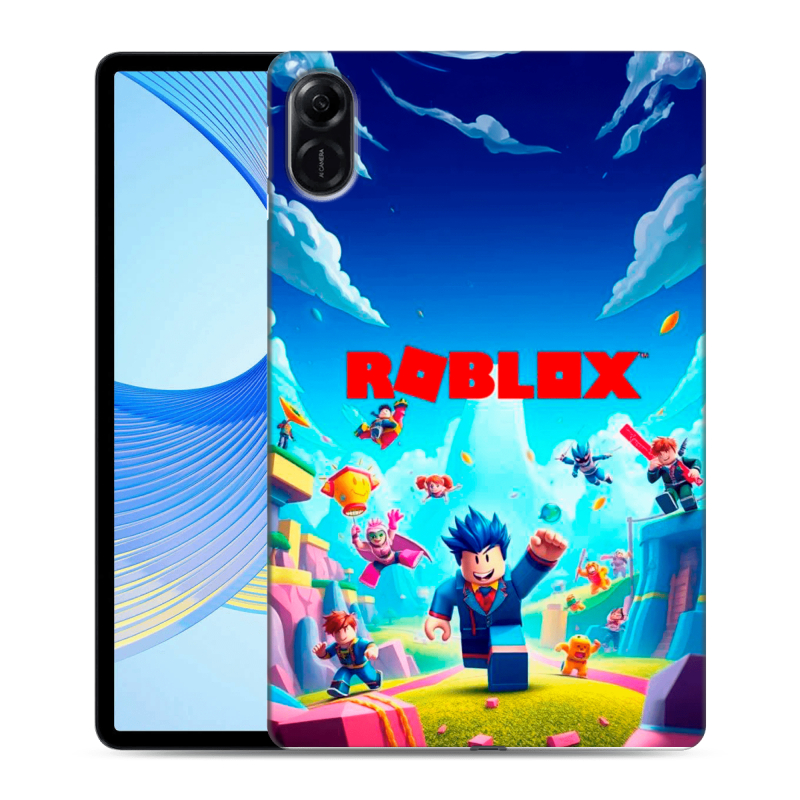 Силиконовый противоударный чехол на Huawei Honor Pad X9 с принтом Roblox Роблокс Силиконовый противоударный чехол на Huawei Honor Pad X9 с принтом Roblox Роблокс