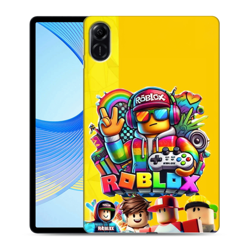 Силиконовый противоударный чехол на Huawei Honor Pad X9 с принтом Roblox Роблокс Силиконовый противоударный чехол на Huawei Honor Pad X9 с принтом Roblox Роблокс