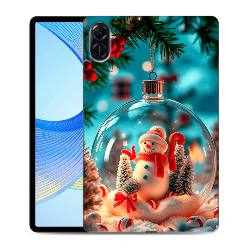 Силиконовый противоударный чехол на Huawei Honor Pad X9 с принтом Новый год Силиконовый противоударный чехол на Huawei Honor Pad X9 с принтом Новый год