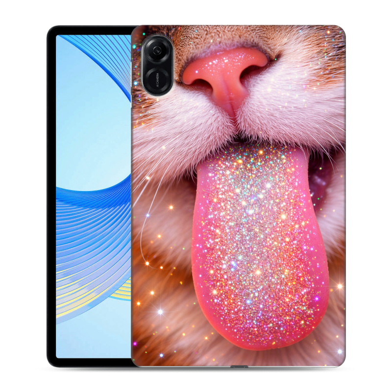 Силиконовый противоударный чехол на Huawei Honor Pad X9 с принтом для девочек Силиконовый противоударный чехол на Huawei Honor Pad X9 с принтом для девочек