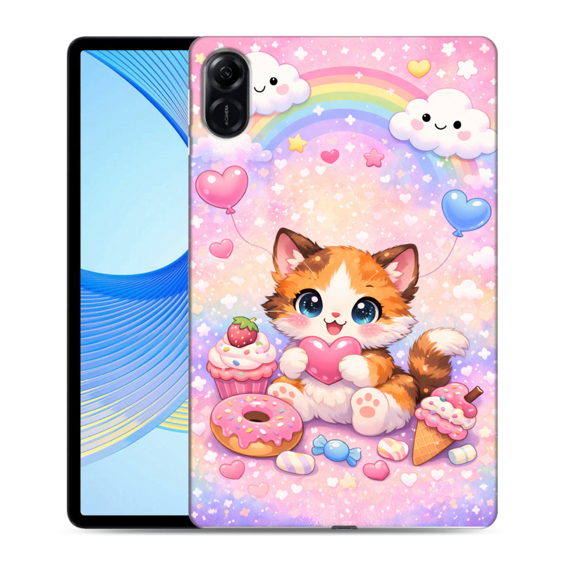 Силиконовый чехол на Huawei Honor Pad X9 с принтом для девочек Силиконовый чехол на Huawei Honor Pad X9 с принтом для девочек