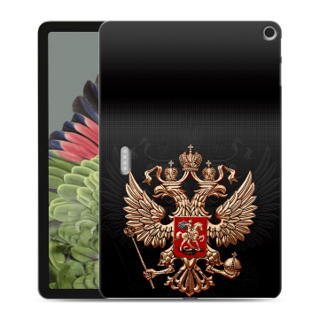Силиконовый противоударный чехол на планшета Google Pixel Tablet с принтом Герб России