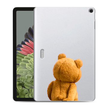 Силиконовый противоударный чехол на Google Pixel Tablet с принтом Медведь Силиконовый противоударный чехол на Google Pixel Tablet с принтом Медведь