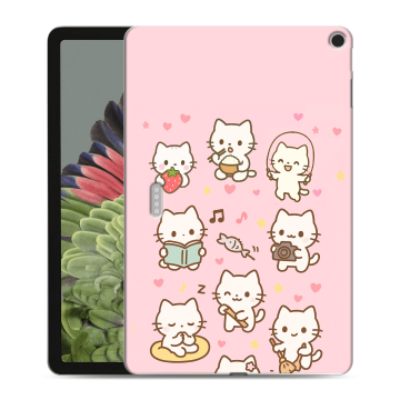 Силиконовый противоударный чехол на Google Pixel Tablet с принтом Hello Kitty Хелоу Кити Силиконовый противоударный чехол на Google Pixel Tablet с принтом Hello Kitty Хелоу Кити
